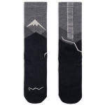 BUFF Merino Lightweight Crew Sock LWC1, Grey, Black L