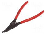 Pliers | for circlip | external | Pliers len: 200mm | straight,flat