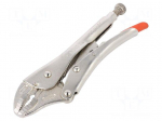 Pliers | Morse's,locking | 250mm | Mat: molybdenum steel