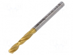Drill bit | for metal | &Oslash;: 3.8mm | L: 55mm | HSS-CO | film,separately