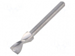 Drill bit | PCB | &Oslash;: 4.95mm | L: 38.2mm | 1/8" (3,175mm)