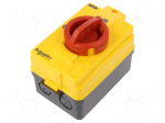 Main emergency switch-disconnector | Poles: 3 | flush mounting