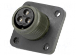 Connector: circular | Series: DS/MS | socket | female | PIN: 3 | 13A
