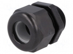 Gland | M25 | IP68 | 9&divide;16mm | Mat: thermoplastic | black