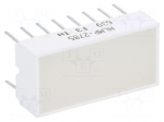 LED backlight | yellow | Lens: diffused,white | &lambda;d: 588nm | 26&divide;70mcd
