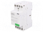 Contactor: 4-pole installation | NO x4 | 24VAC | 24VDC | 32A | DIN | IKD