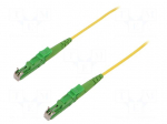 Fiber patch cord | both sides,E2/APC | 1m | Optical fiber: 9/125um