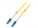 Fiber patch cord | both sides,LC/UPC | 2m | LSZH | yellow