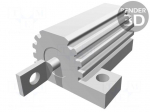 Resistor: wire-wound | with heatsink | screw | 2.2&Omega; | 16W | &plusmn;5%
