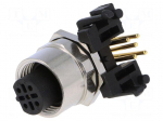 Socket | M12 | PIN: 5 | female | B code-Profibus | THT | IP65/IP67 | 60V | 4A