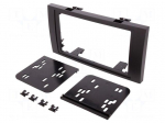 Radio mounting frame | Ford | 2 DIN | black