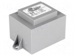 Transformer: encapsulated | 18VA | 230VAC | 6V | 3A | Mounting: PCB | IP00