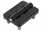 Hinge | Width: 40mm | zinc and aluminium alloy | black | H: 54mm