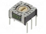 Encoding switch | HEX/BCD | Pos: 16 | THT | Rcont max: 80m&Omega; | P36