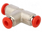 Push-in fitting | T-tap splitter | -0.99&divide;20bar | -20&divide;80&deg;C