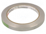 Tape: shielding | W: 9mm | L: 16.5m | Thk: 0.101mm | acrylic | copper