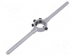 Diestock | Grip capac: BSW 3/16"-1/4",M4,5-M6 | L: 200mm | &Oslash;: 20mm