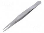 Tweezers | 108mm | for precision works | Blade tip shape: sharp