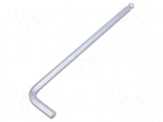 Wrench: hex key | spherical | HEX 8mm | L: 208mm | alloy steel | long