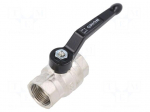 Ball valve | max.25bar | nickel plated brass | -15&divide;90&deg;C