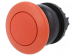 Switch: push-button | 22mm | Stabl.pos: 2 | red | none | IP67 | mushroom