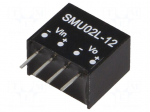 Converter: DC/DC | 2W | Uin: 4.5&divide;5.5VDC | Uout: 12VDC | Iout: 33&divide;167mA