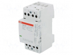 Contactor: 4-pole installation | 25A | 230&divide;240VAC,230&divide;240VDC | ESB