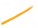 Braid | &Oslash;Braid : 6.35mm | polyester | orange | UL94V-0 | incised