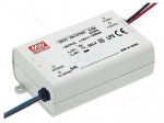 Power supply: switching | LED | 25.2W | 24&divide;36VDC | 700mA | 180&divide;295VAC