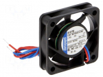 Fan: DC | axial | 12VDC | 40x40x10mm | 9m3/h | 26dBA | slide | 6000rpm