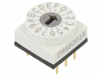 Encoding switch | Pos: 16 | PCB,THT | 80m&Omega; | DC load @R: 0.15A/42VDC