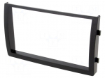 Radio frame | Nissan | 2 DIN | black