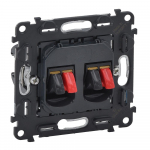 Loudspeaker double socket Valena InMatic