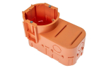 Junction box flush mounting deep for electronic d63x80mm 650C