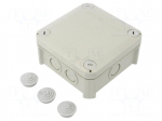 Enclosure: junction box | X: 114mm | Y: 114mm | Z: 58mm | IP67 | T 60
