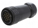 Connector: circular | plug | male | PIN: 17 | IP67 | SA28 | 13&divide;16mm | 10A