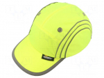 Light helmet | adjustable | Size: 58&divide;62mm | yellow | polyester