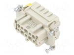 Connector: HDC | contact insert | female | 16A | 500V | Han&reg; ES | PIN: 10