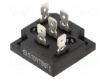 Bridge rectifier: three-phase | Urmax: 800V | If: 10A | Ifsm: 150A | THT