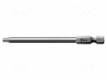 Screwdriver bit | Torx&reg; | TX30 | 1/4" | Overall len: 89mm