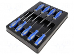 Screwdriver: universal-set | Torx&reg; with protection | 9pcs.