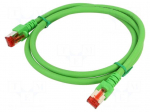 Patch cord | S/FTP | Cat: 6 | RJ45 plug,both sides | stranded | Cu | 1m