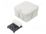 Enclosure: junction box | X: 98mm | Y: 98mm | Z: 51mm | wall mount | IP55