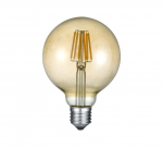 Trio Bulb LED E27 filament globe 6W 660 lm 2700K brown gaismeklis 988-679 4017807287530