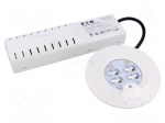 Lamp: LED emergency luminaire | RoundTech | IP44 | white | 1.1W | 200lm