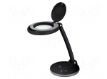 Desk magnifier | with backlight | 3dpt | &Oslash;100mm | Illumination: LED