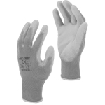 T&ouml;&ouml;riistad ja m&otilde;&otilde;teseadmed // Lisaseadmed lihvijatele, puuridele ja kruvikeerajatele // Rękawice pu szare l230208p, 12 par, "8", ce, lahti