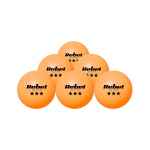 Spordiks ja aktiivseks puhkuseks // Spordikaubad ja varustus // Zestaw piłeczek do tenisa stołowego * * * , materiał ABS, 6 szt, REBEL ACTIVE