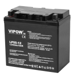 12V 55Ah aku :: Geel -geel (GEL) :: 12 volti, 55 ampertundi (Ah) :: VIPOW