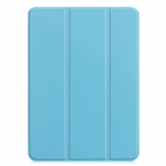 Book case iLike  Galaxy Tab A8 10.1 T510 / T515 Tri-Fold Eco-Leather Stand Case Sky Blue